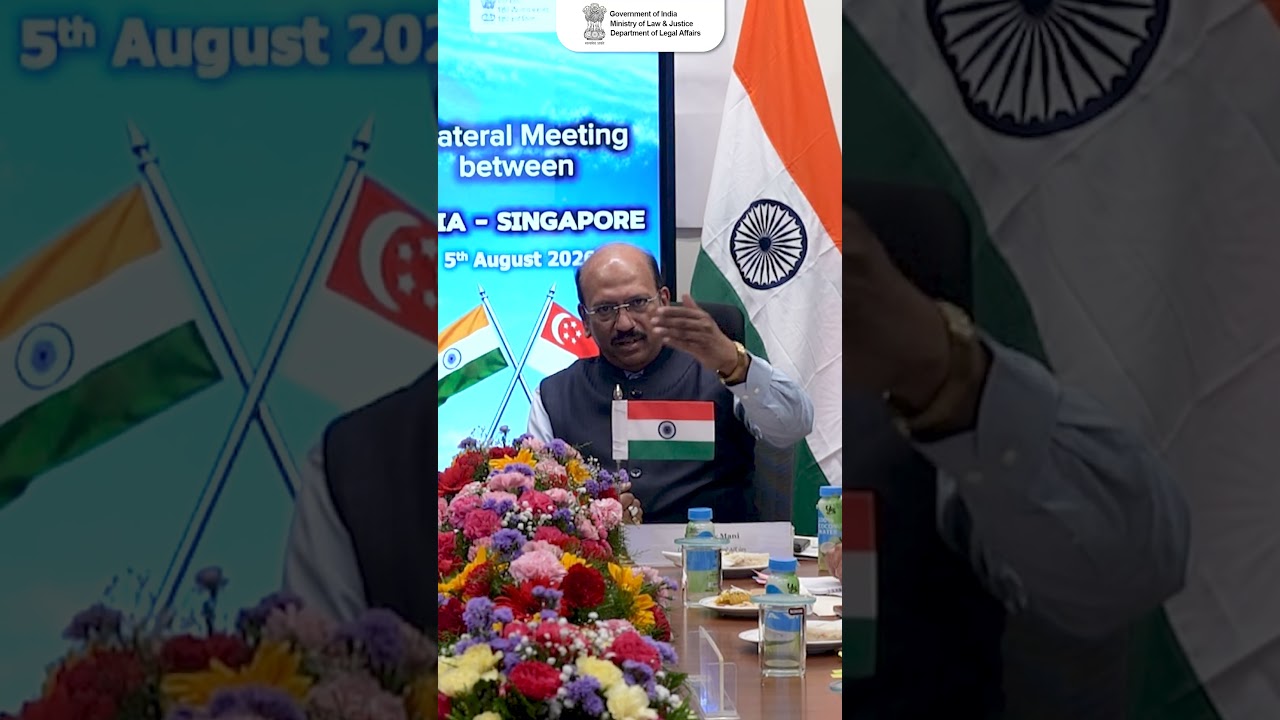 India-Singapore Enhance Legal Cooperation: AI, Arbitration & Future of Justice