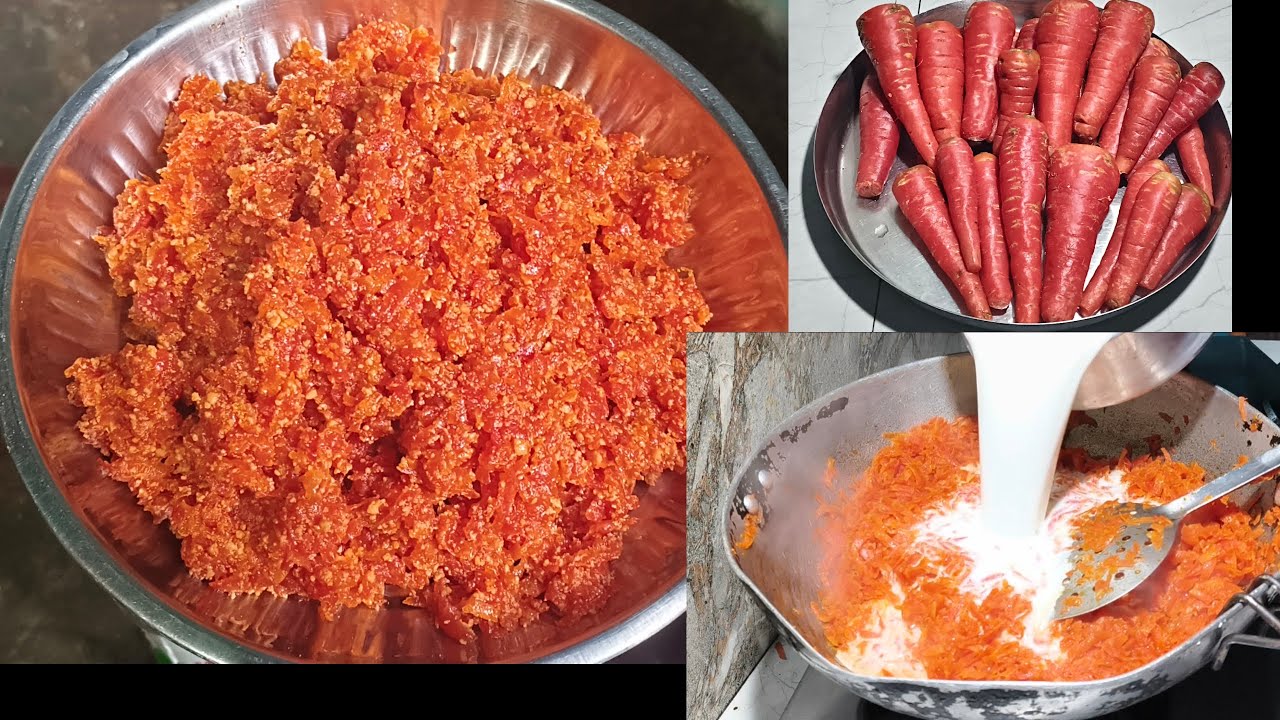 शादियों वाला गाजर का हलवा बनाने का सबसे आसान तरीका gajar ka halwa banaye Bina Mehant ke 