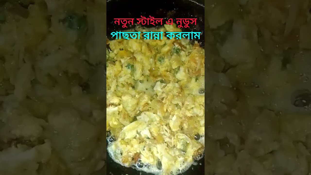 নতুন স্টাইল এ নুডুস পাছতা রান্না
