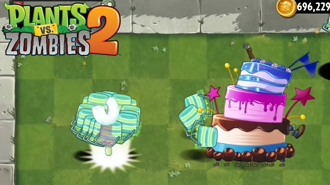 What Plant can kill Caketank using only 1 plant food? | Plants Vs Zombies |