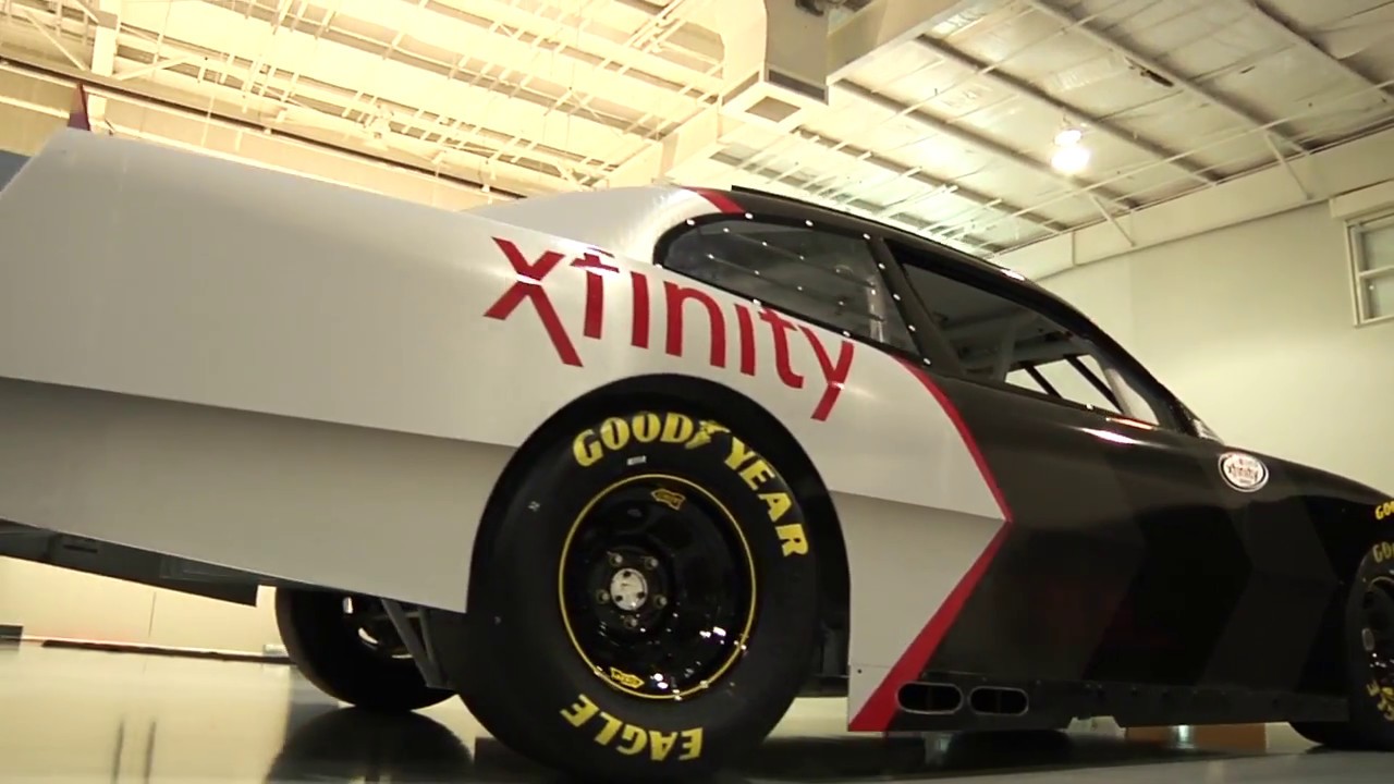 Take a 360-degree tour of the flange-fit XFINITY Series car body