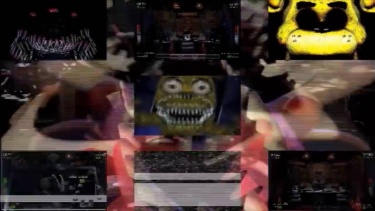 (100 Subs) FNAF 1 2 3 4 Sparta Remix V4 Epic