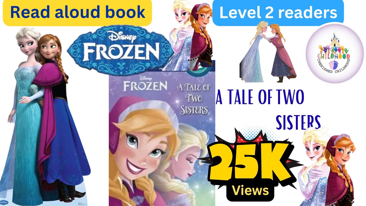 Книга для чтения вслух «Холодное сердце» от Disney для детей и малышей | История двух сестер | Ур...