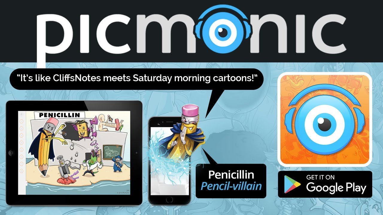 Best Student Mobile App ever! Picmonic for visual learners to ace exams and boards!