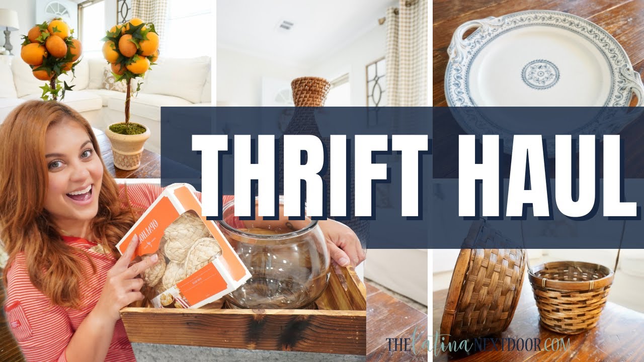 🤩MY LATEST THRIFT HAUL 🤩 Thrifted Decor | Trash To Treasure