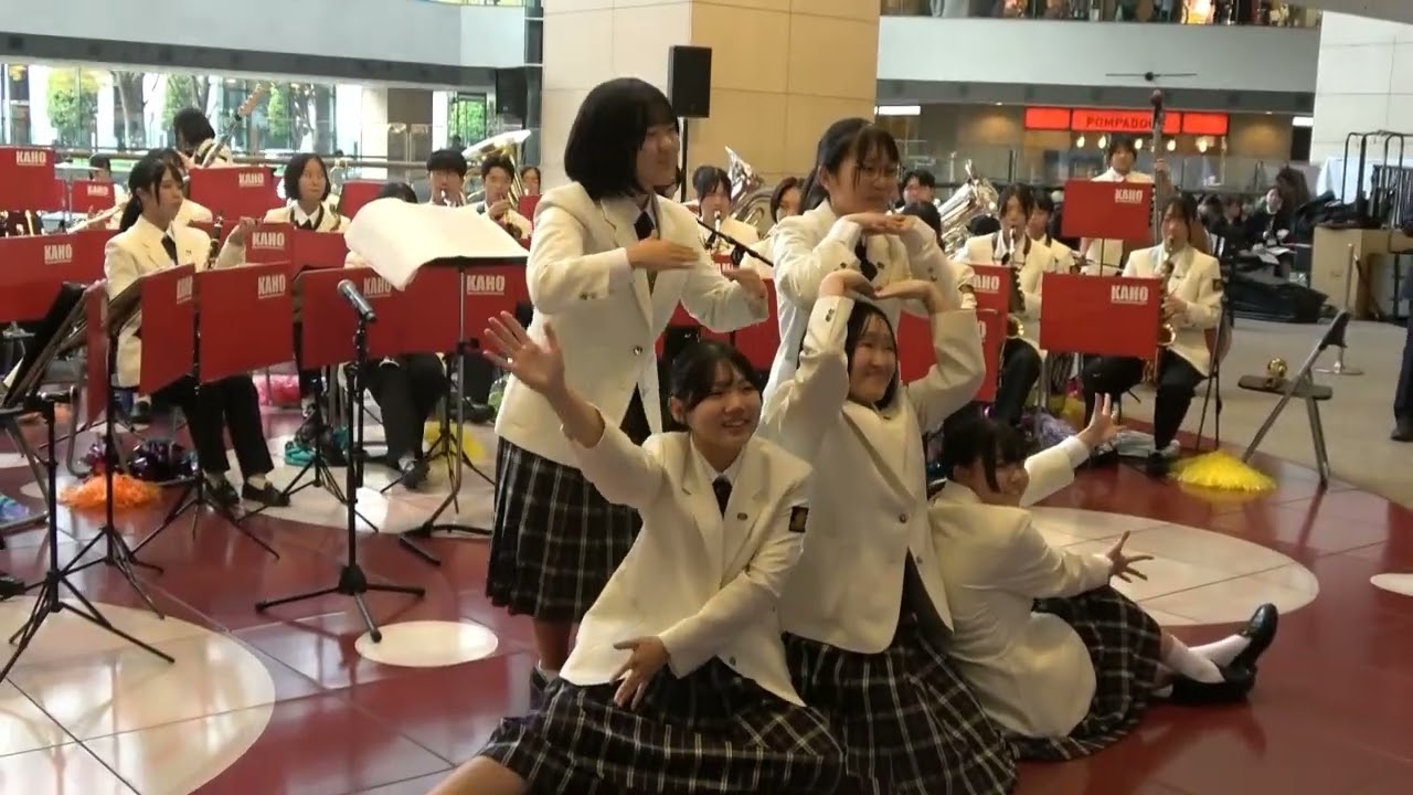 嘉穂高等学校・附属中学校（福岡）吹奏楽部・第27回全日本高等学校吹奏楽大会in横浜「プロムナードコンサート」クイーンズスクエア.クイーンズサークル/2025.11.9（日）