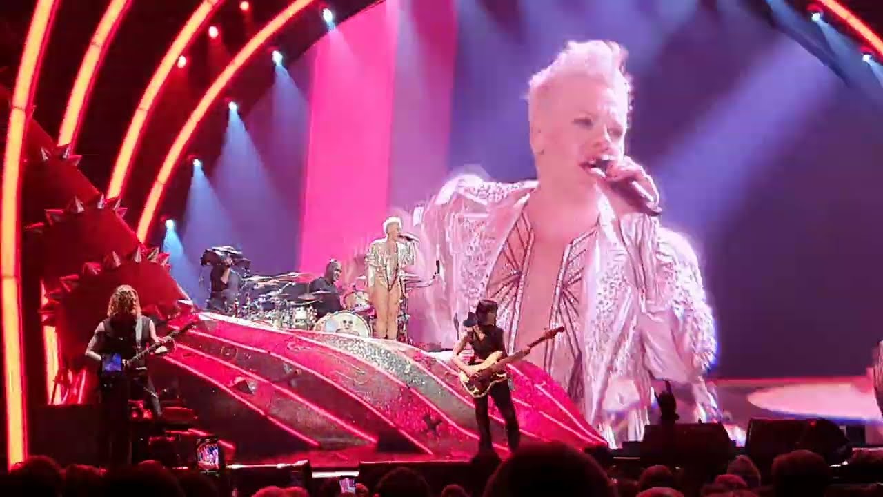 P!nk - Just like fire (live HD) - Stockholm Sweden - Strawberry Arena - 2024