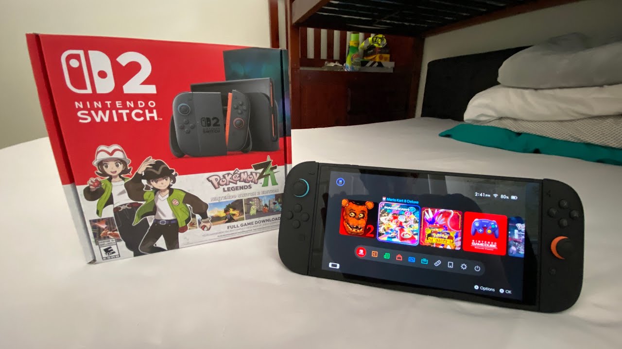 Nintendo Switch 2 + Pok&eacute;mon Legends Z-A Bundle Unboxing, Setup, and Gameplay | Birthday Special