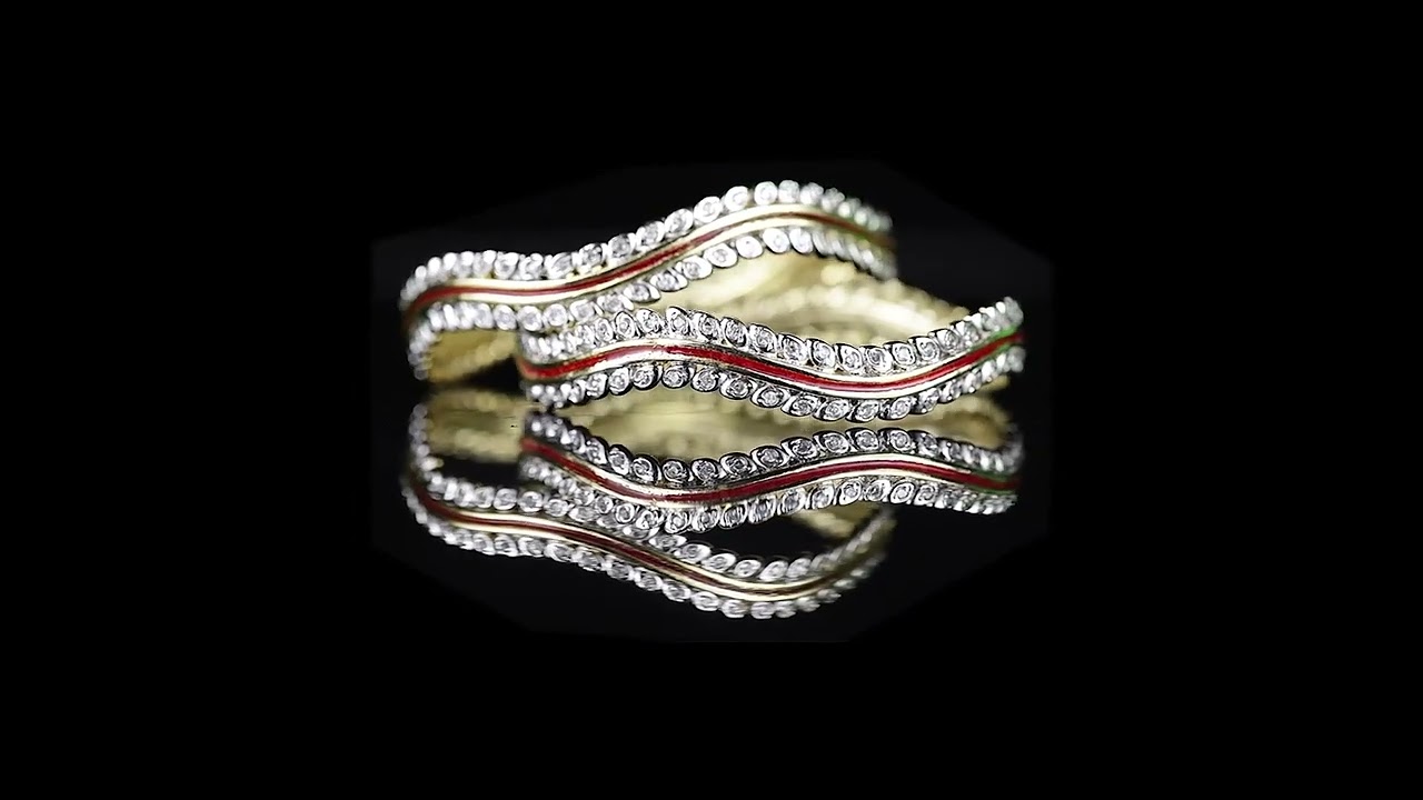 Studded bangles 360 video