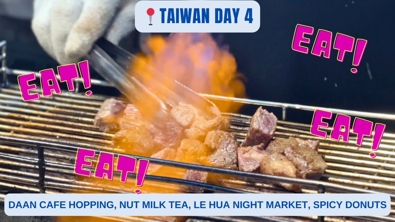 Taiwan Vlog: Taipei Off The Beaten Path: Daan Cafe Gems & Lehua Night Market Delights