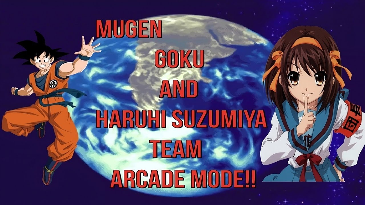 MUGEN Goku (Pots) And Haruhi Suzumiya (Pots) Longplay!!
