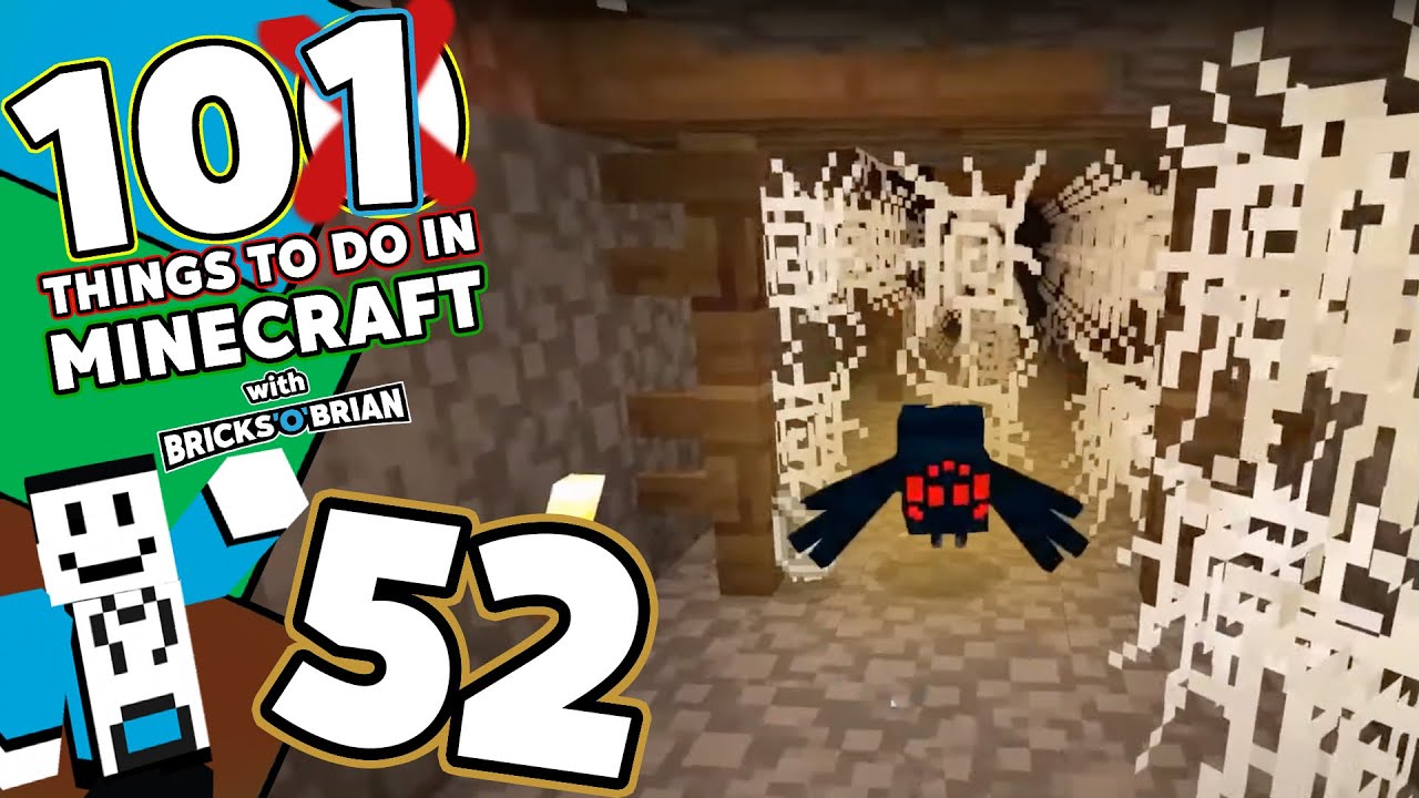 A Mineshaft Among the Madness! - 101 Things to do in Minecraft with Bricks 'O' Brian!