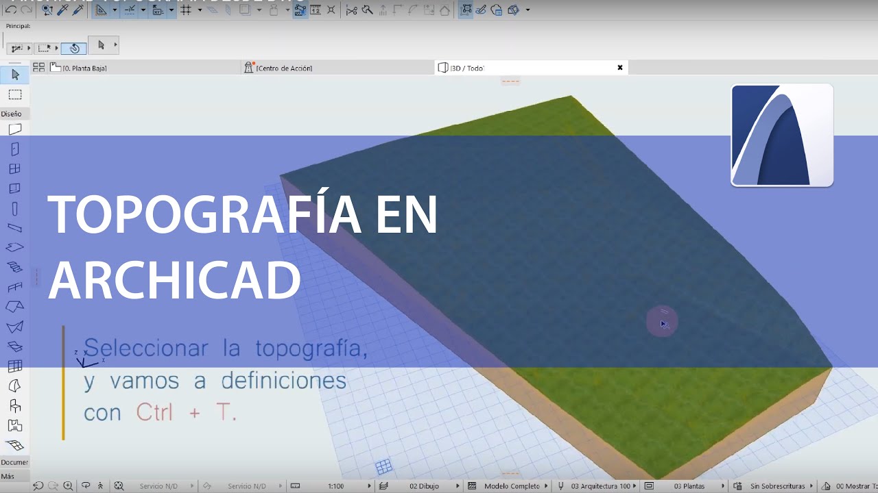 ARCHICAD TOPOGRAFÍA DESDE DWG