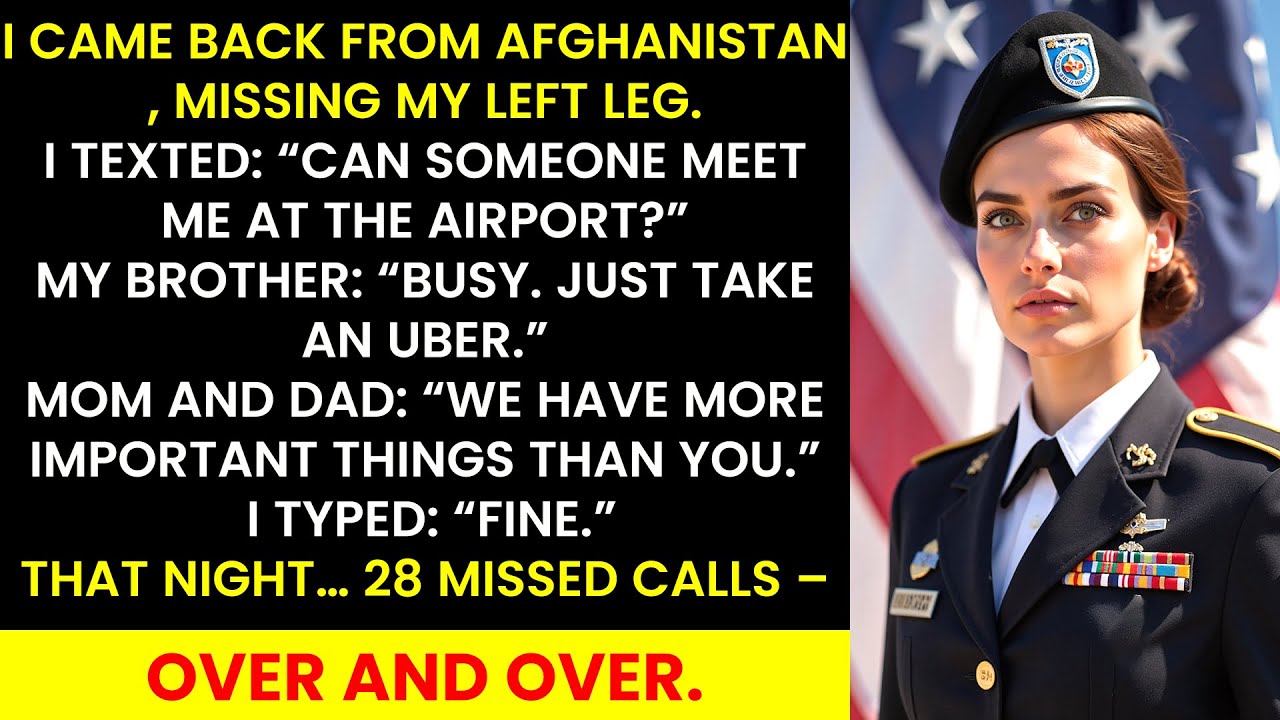 I Came Back From Afghanistan With One Leg — And My Family Acted Like I Didn’t Exist...