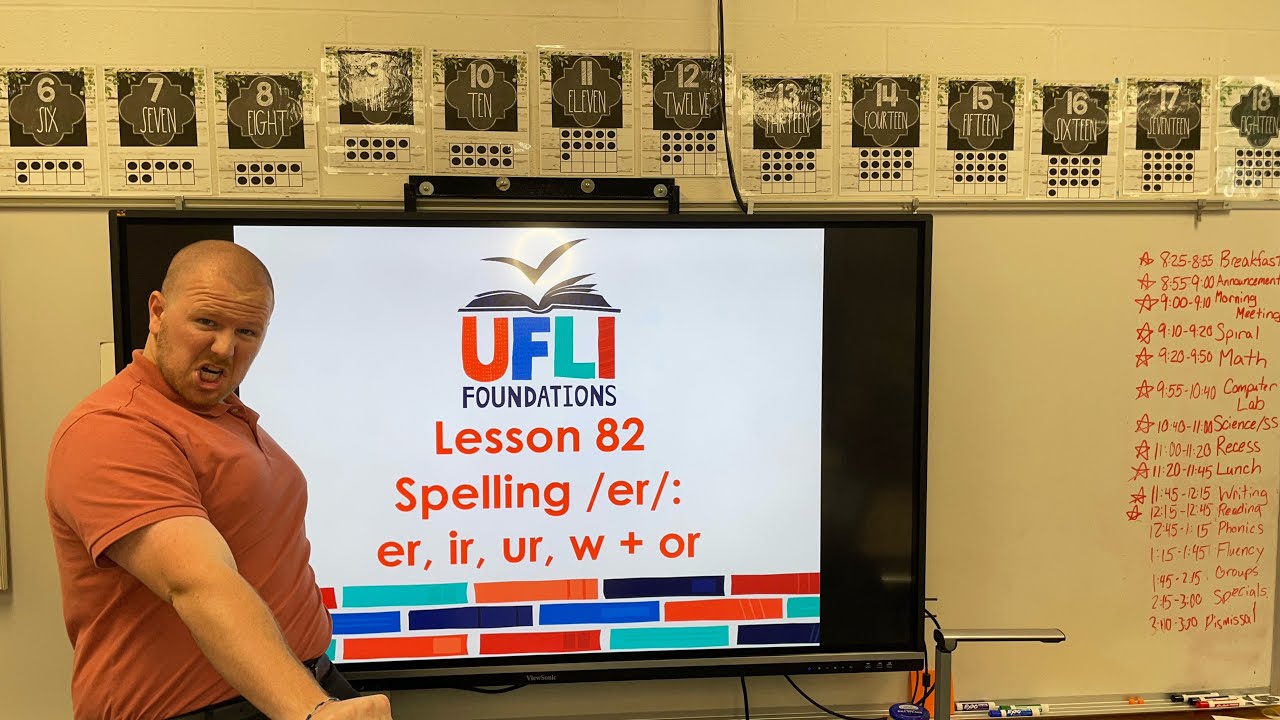 Mr. Holland's UFLI Lesson 82 (er, ir, ur, w + or) Day 1