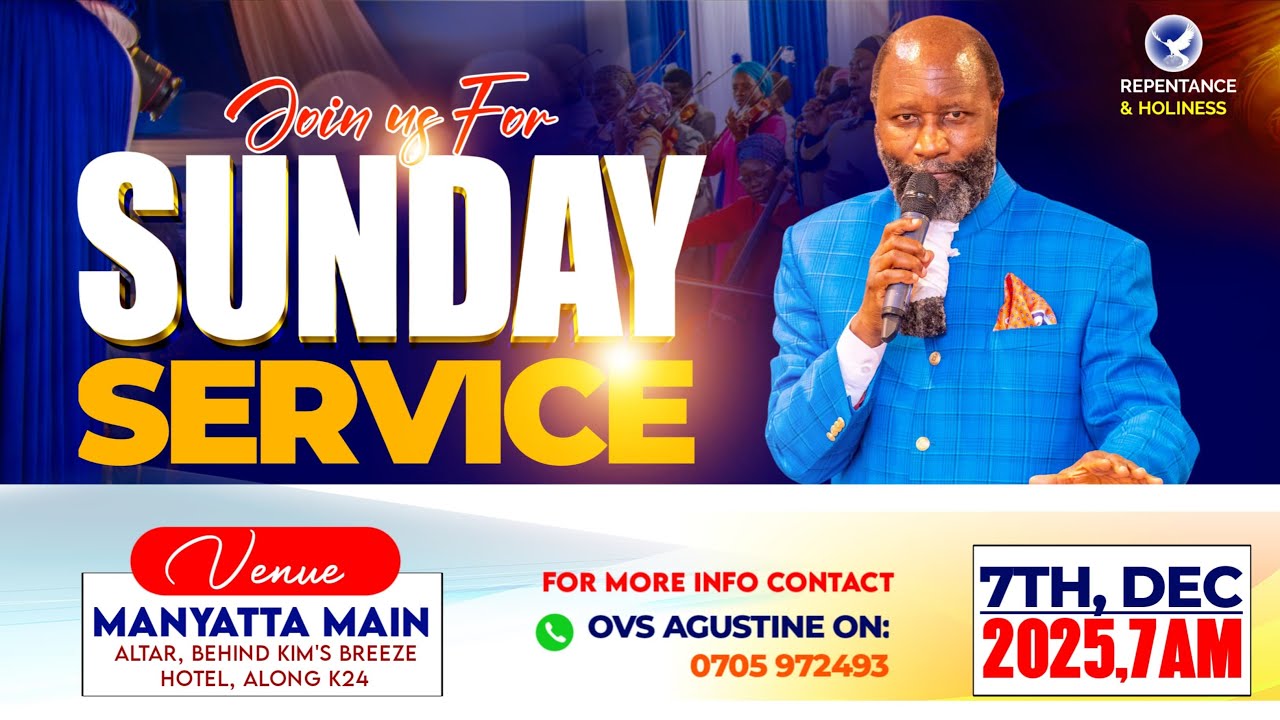 MANYATTA MAIN ALTAR-NAROK GLORIOUS SUNDAY SERVICE 7th DEC 2025
