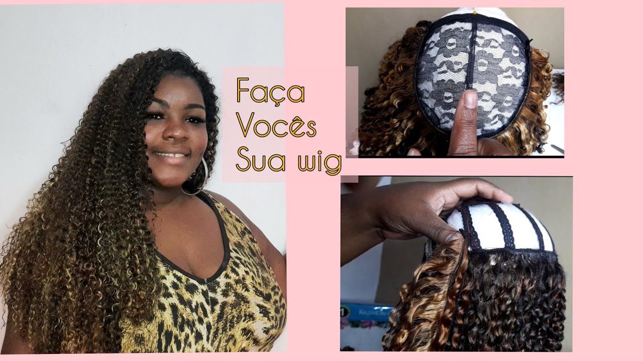 Fazendo Lace wig costurada a mão do 0 | Faça você mesmo sua lace wig com tudo que tem em casa 😍