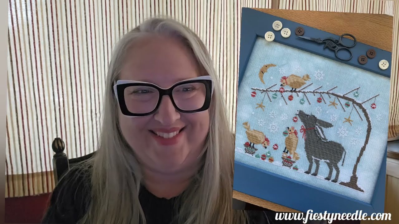 Fiesty Favorites, Needlework Marketplace Review. Flosstube Extra 