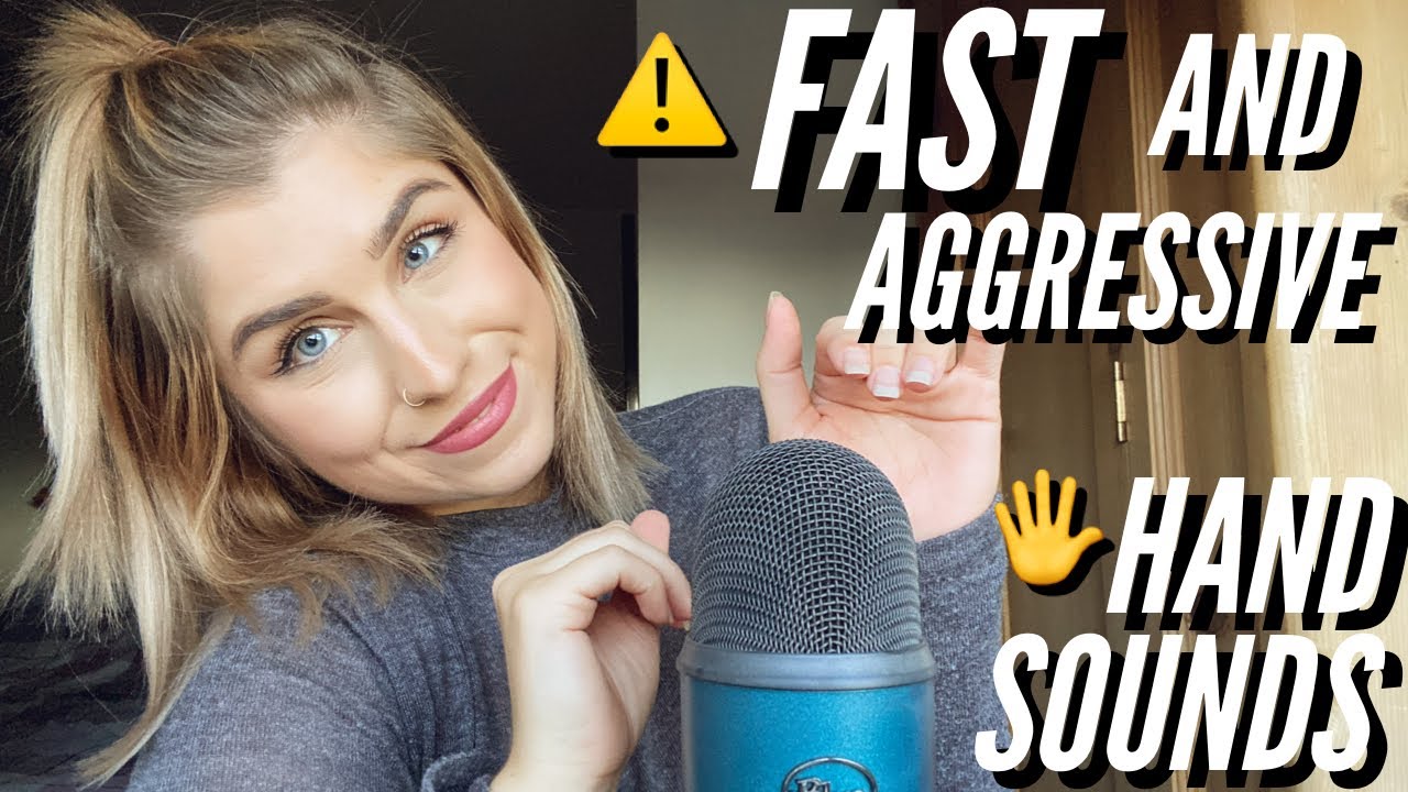 ASMR | FAST & AGGRESSIVE Dry Hand sounds! 🤚  (No Talking)