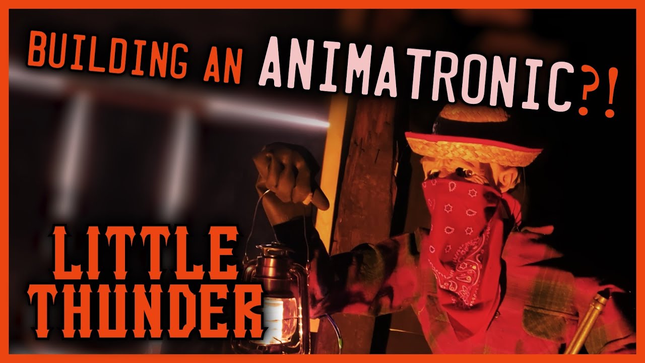 Building an Animatronic for a BACKYARD Coaster?! | LITTLE THUNDER
