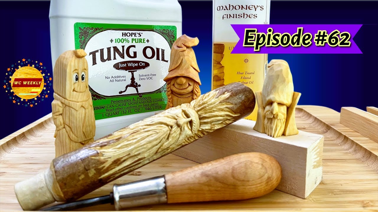 Finishing Oils, What I use - Wood Carving Weekly