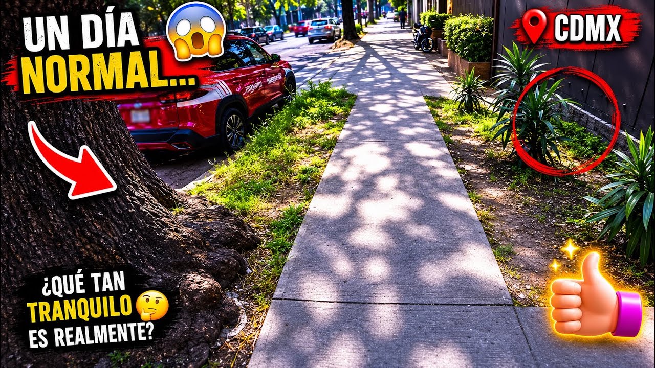 Caminando por calzada de Tlalpan CDMX 
