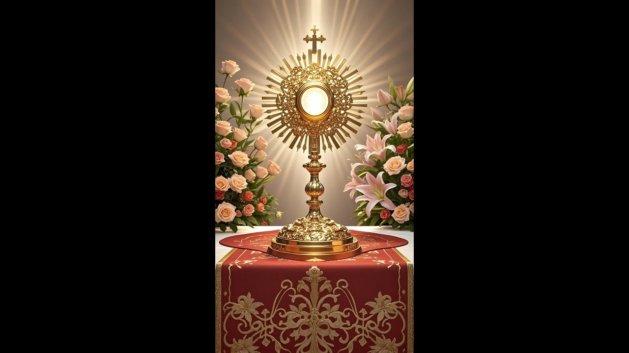 5 MINUTOS COM JESUS NO SACRAMENTO – O Amor Que Reconstrói Os Pedaços Do Teu Ser 🧩💓