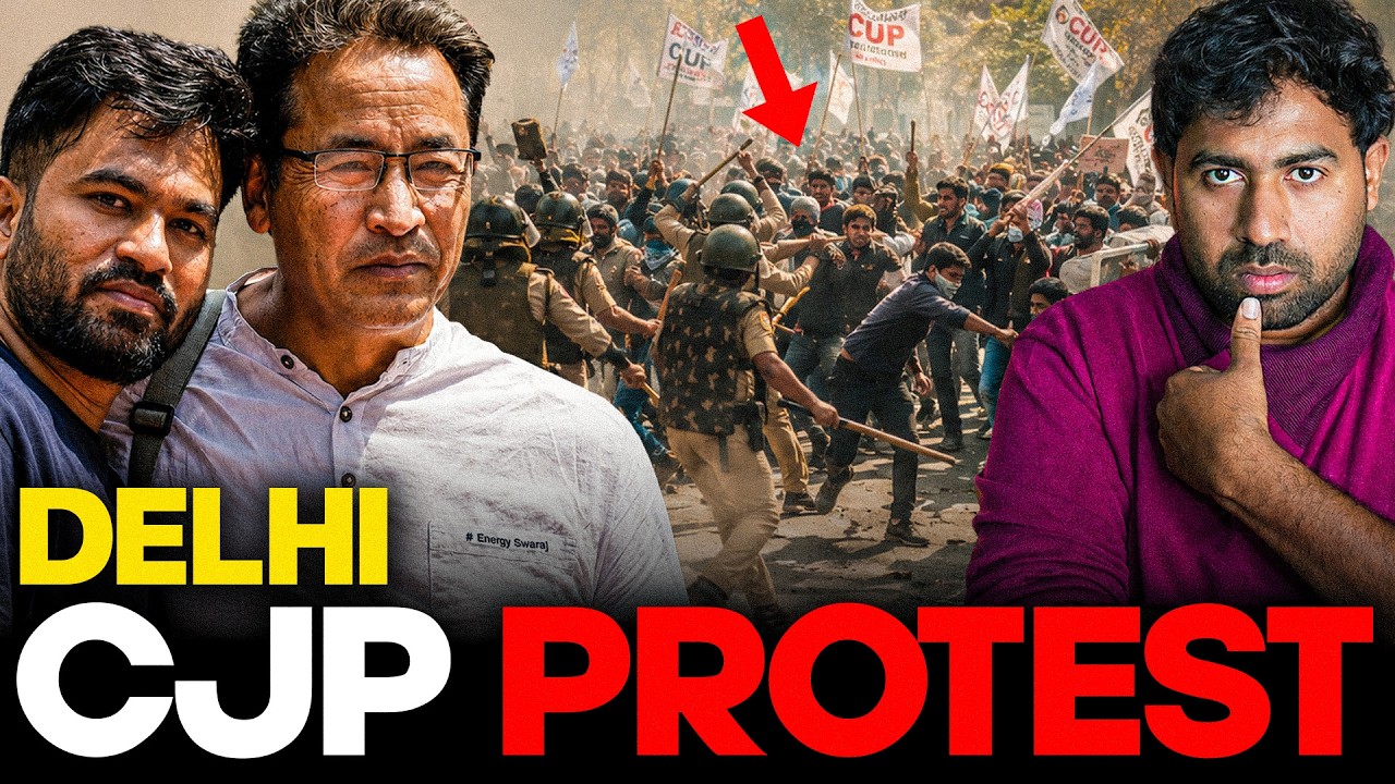 🚨 CJP Protest What Really Happening | Sonam Wangchuk NEET Paper Leak&nbsp;,Parliament March |MR Shiva