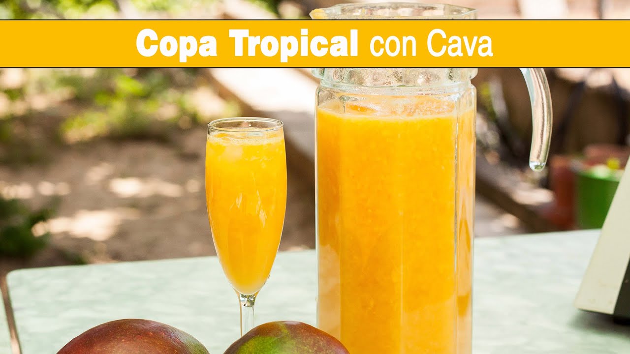 Refrescante [COCKTAIL] Copa Tropical [BEBIDA] con Cava