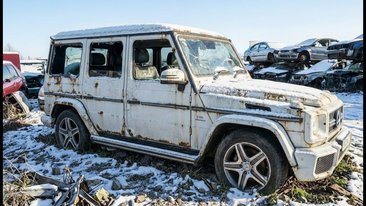 Asmr car restoration full restoration - mercedes benz g class Full Rebuild from Abandoned Condition