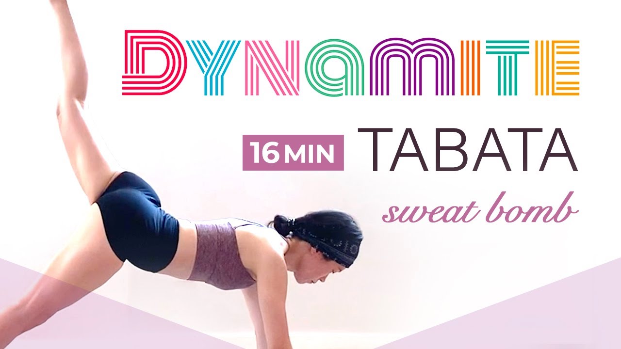 16 MIN DYNAMITE TABATA WORKOUT / 32 Exercises / No Repeat /  High Intensity Full Body