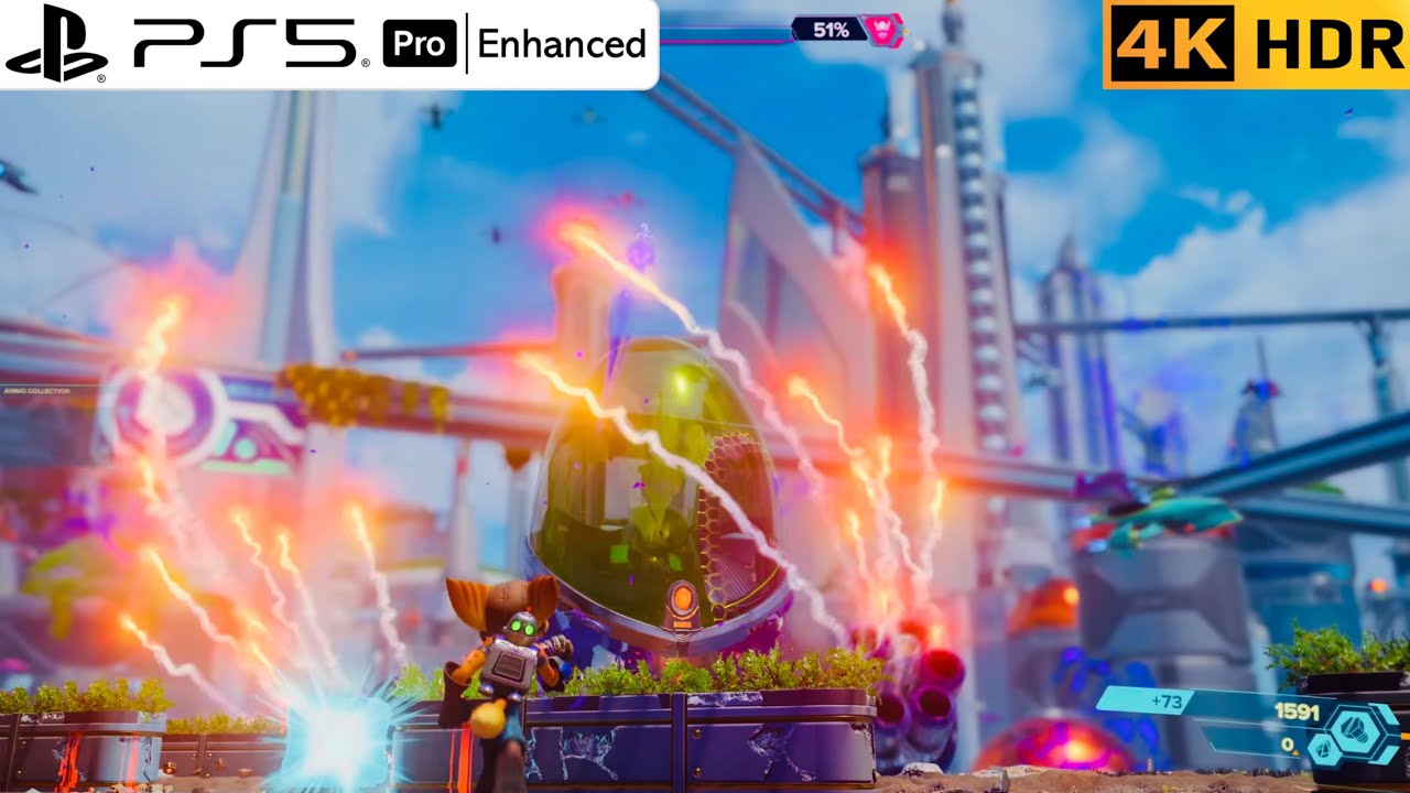 Ratchet & Clank: Rift Apart - PS5 Pro Enhanced Fidelity Pro High Ray Tracing 4K HDR Gameplay