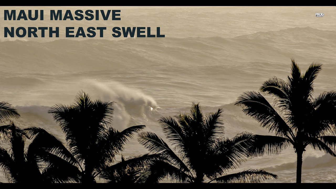 KAHULUI HARBOR MASSIVE NORTH EAST SWELL MARCH 14TH