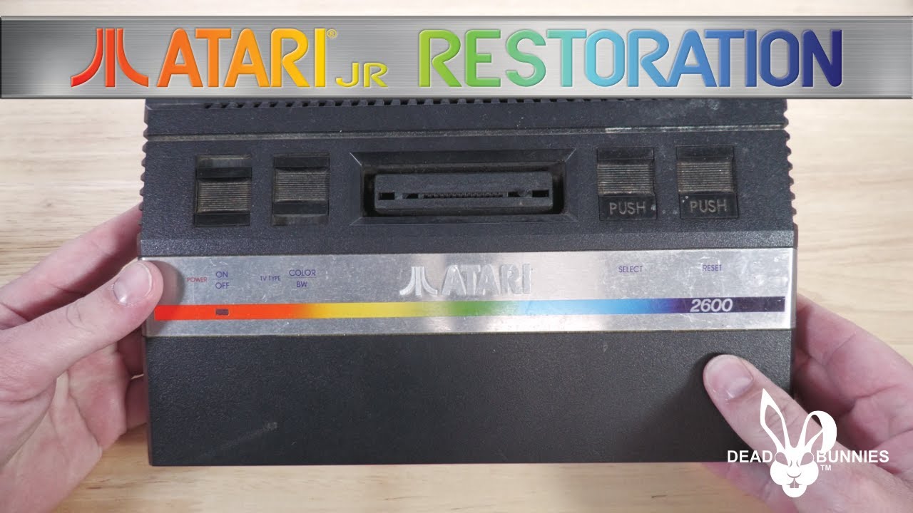 Atari 2600 Jr Restoration #atari #2600 #retrogaming