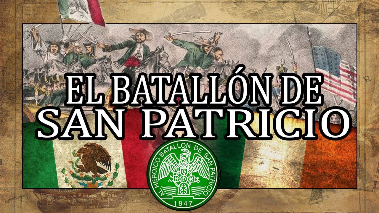 El BATALLÓN de SAN PATRICIO: IRLANDA☘️ y MÉXICO🐍🦅 VS EEUU (David Rovics - Saint Patrick's Battalion)
