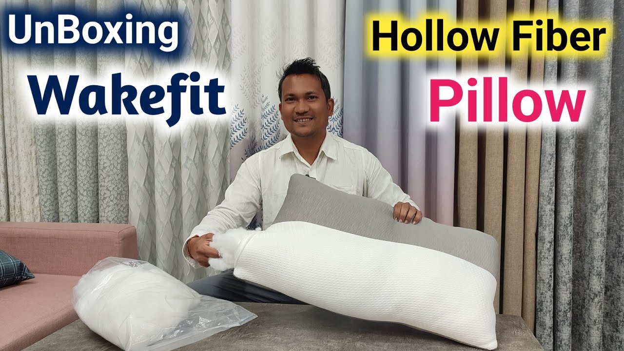 Unboxing Wakefit Hollow Fiber Pillow! Online Wakefit Pillow Genuine Review!