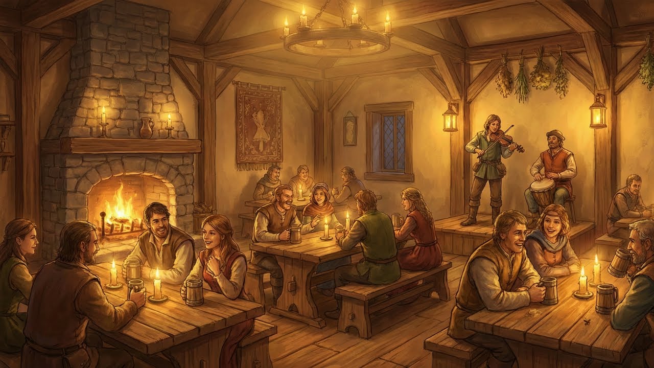 【ケルトBGM】夜更けのケルト酒場 │ Upbeat Celtic Tavern Music