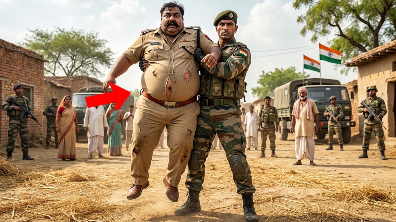 Jab Police Inspector Na Bharti Army Kay Jawan Ko Dhaka Dea To Phir Kya Hova
