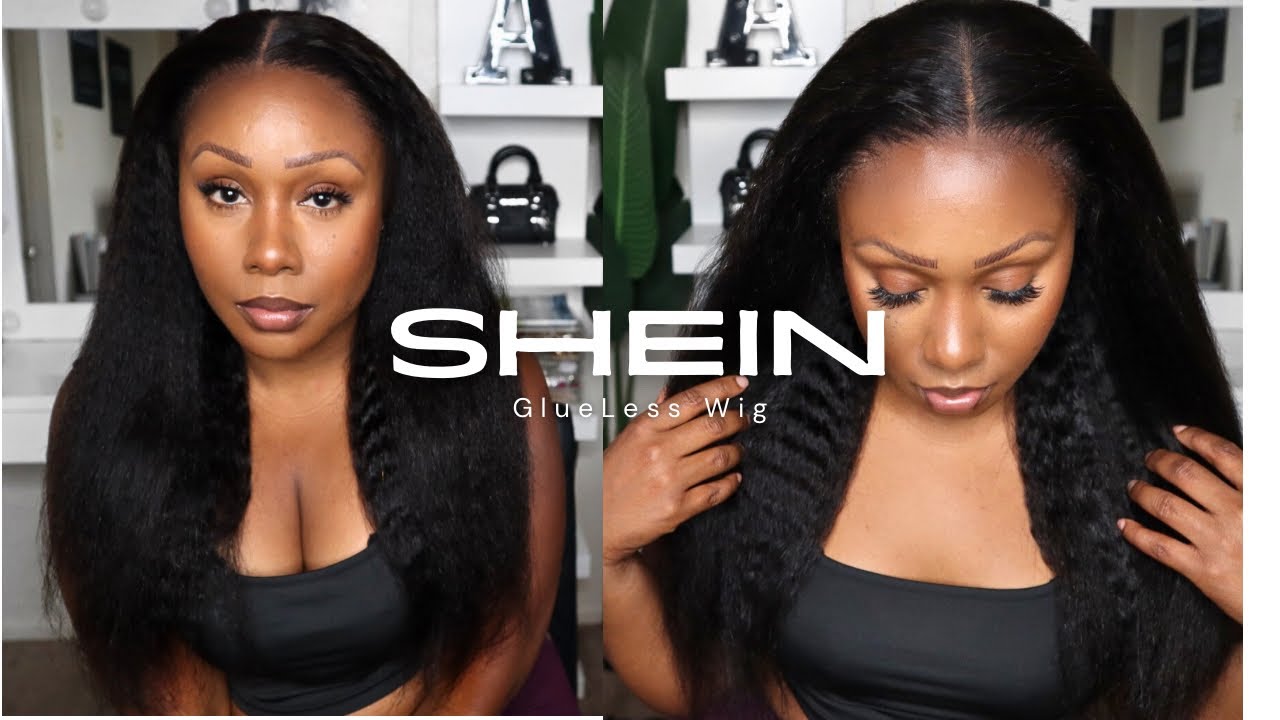 Natural Texture 6x4  Kinky Straight Glueless Closure Wig ft SHEIN #affordablewigs