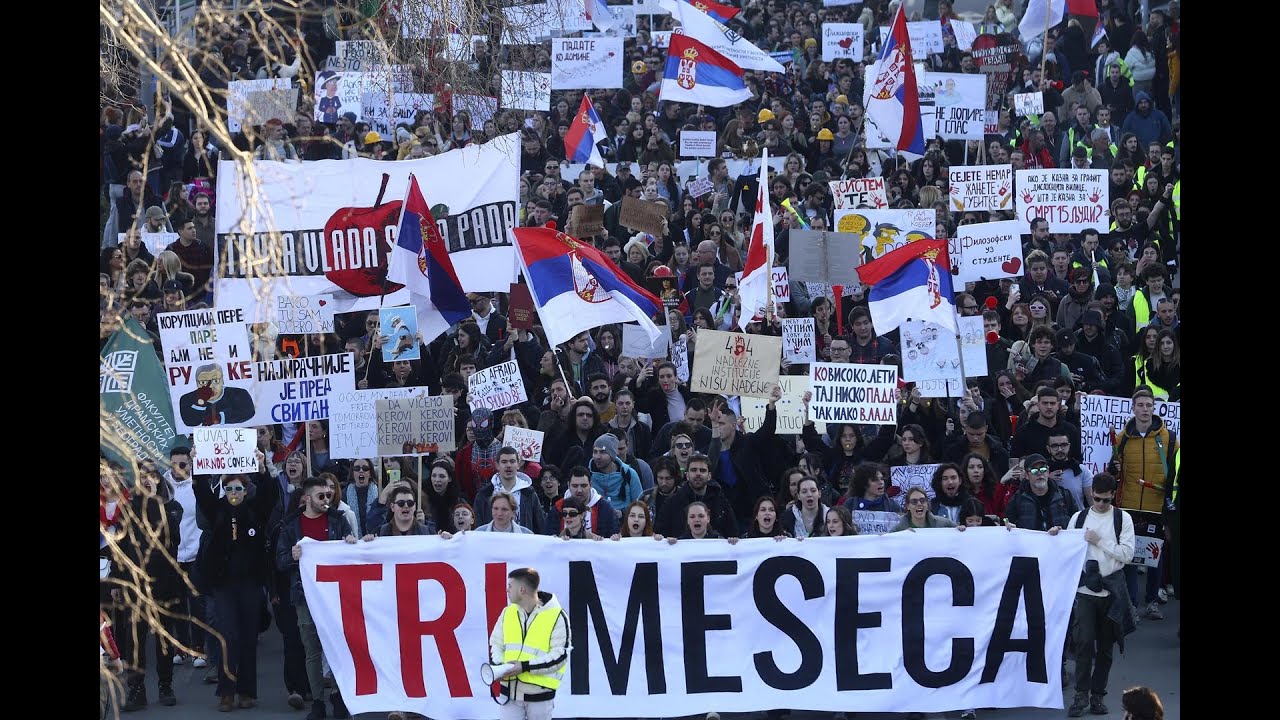 Serbia protesters set to blockade Danube bridges to mark 3 months since canopy collapse killed 15