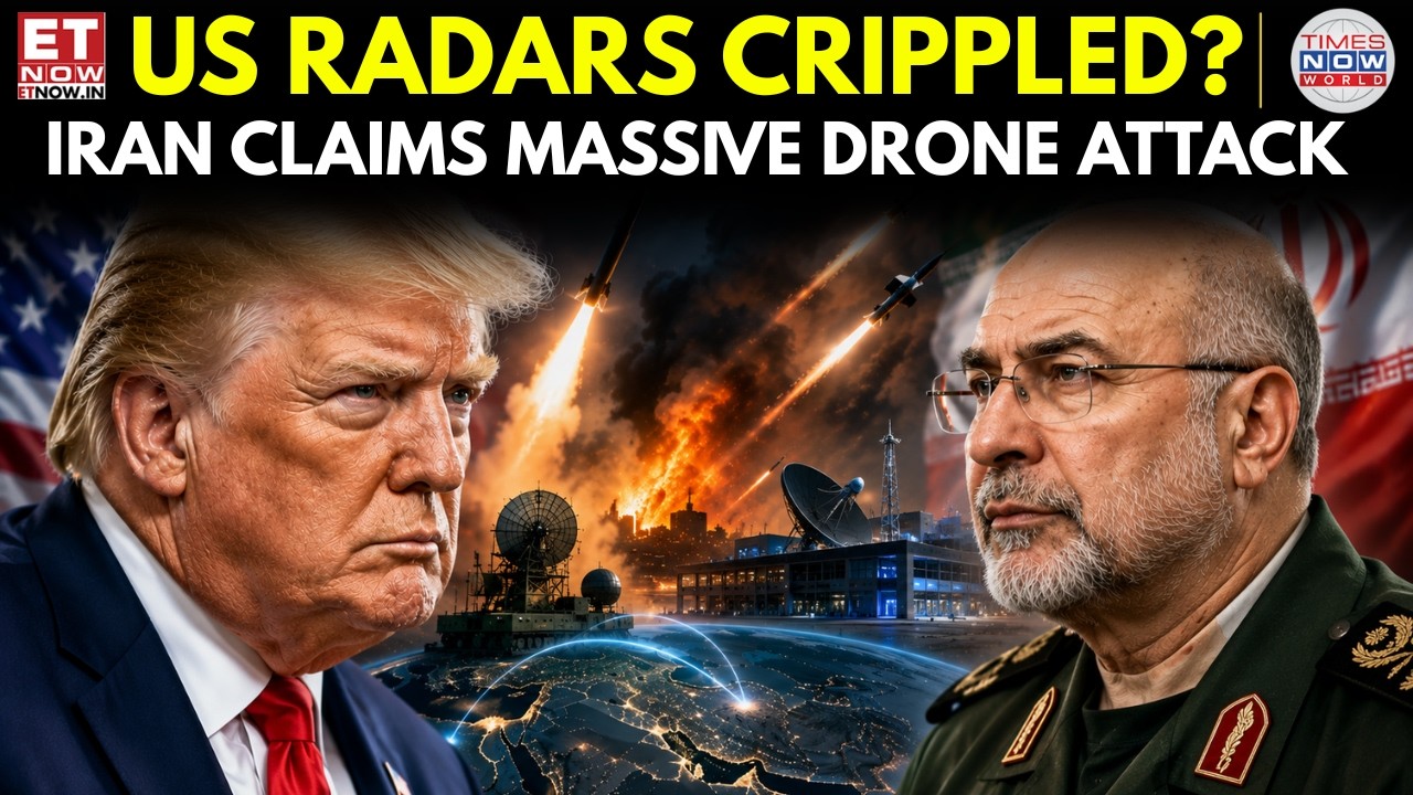 IRGC'S SHOCK CLAIM: US Defenses BLINDED by Iranian Drones | ET Now | Latest News | World News