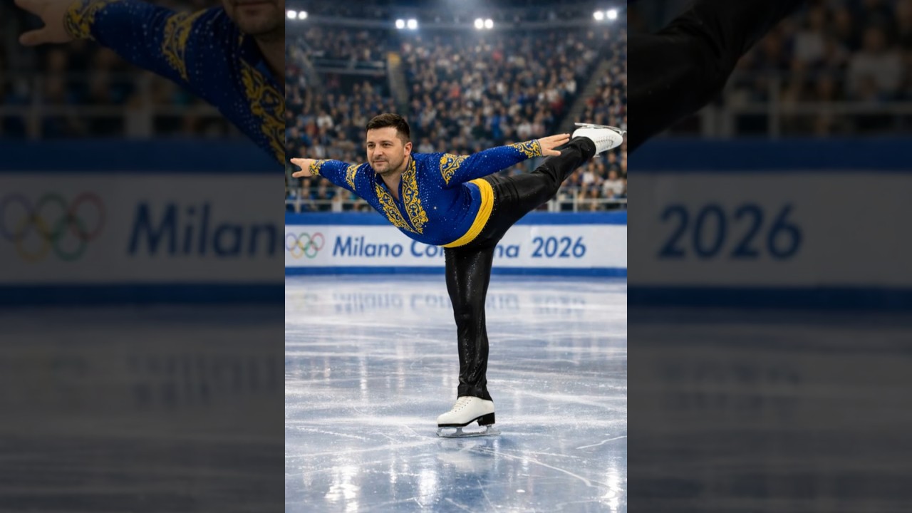 Zelensky at the Olympics #politicalsatire#zelensky#olympics#aishorts#politics#funny#зеленский#ai