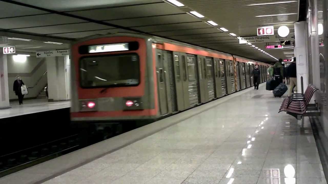 Attiko metro Athens. Ride Neos Kosmos-Attiki (28/10/11)