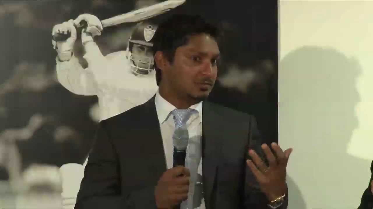 Kumar Sangakkara at the LBW Trust Annual Dinner 2013, Pt 1/2