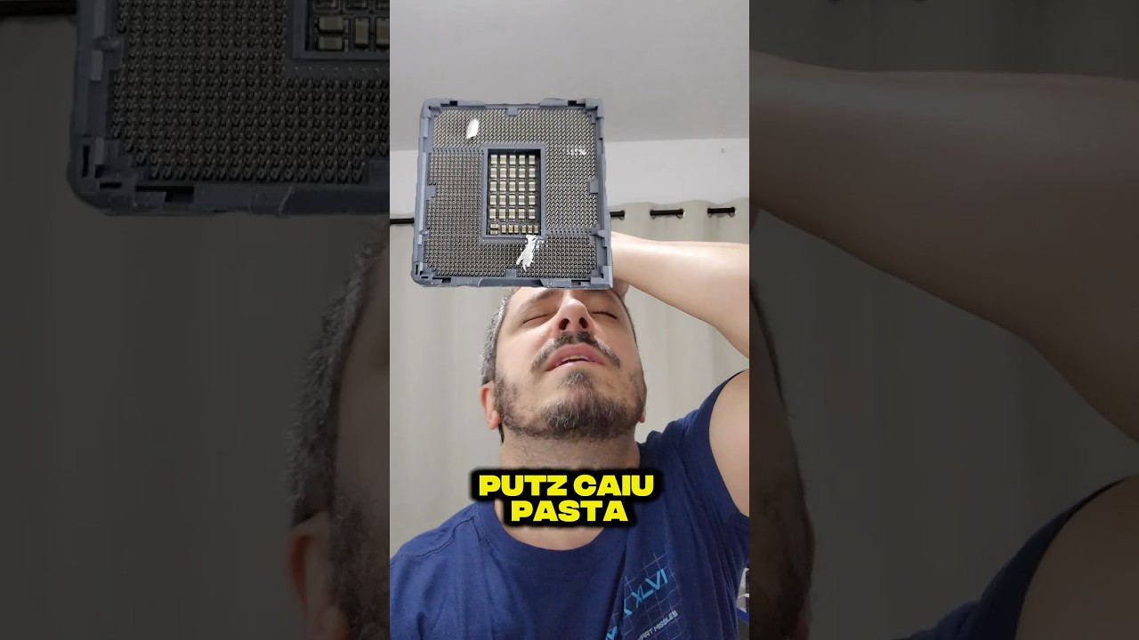 CAIU PASTA TÉRMICA NOS PINOS DO MEU CPU! E AGORA???