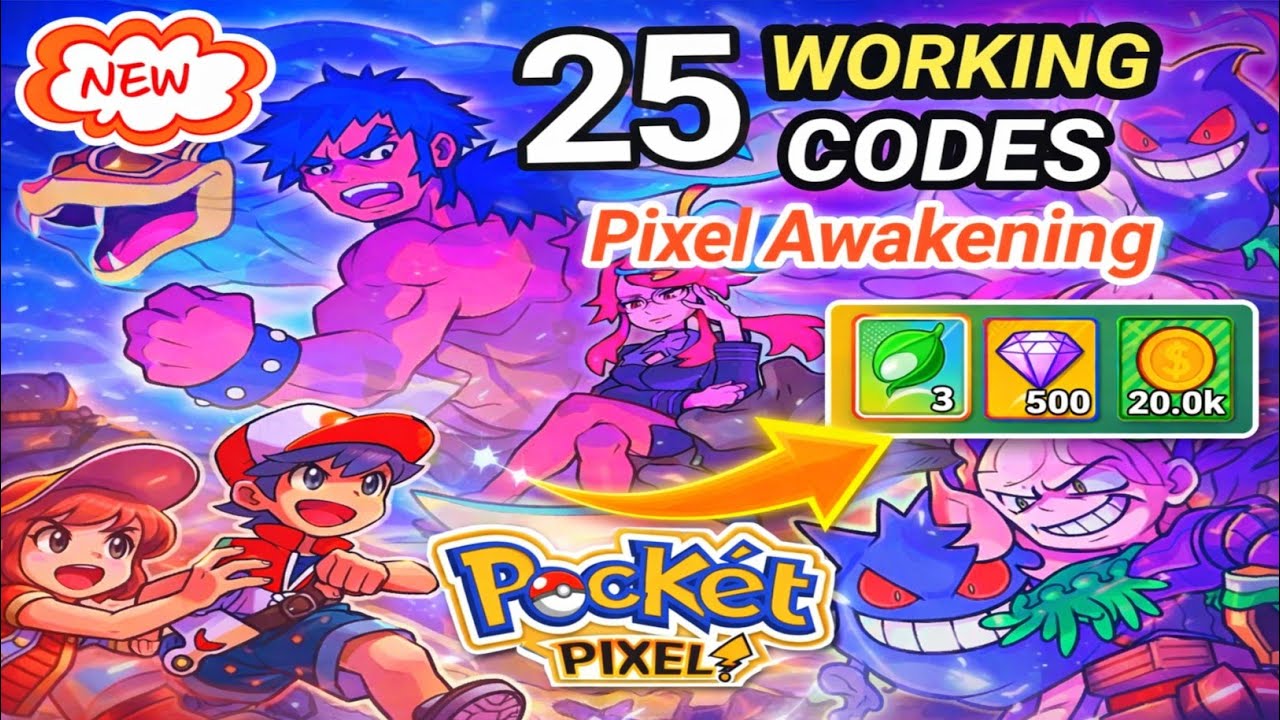 Pixel Awakening | 25 Redeem Codes | Pokemon pixel | Pixel Awakening gameplay!  How to redeem 🔥