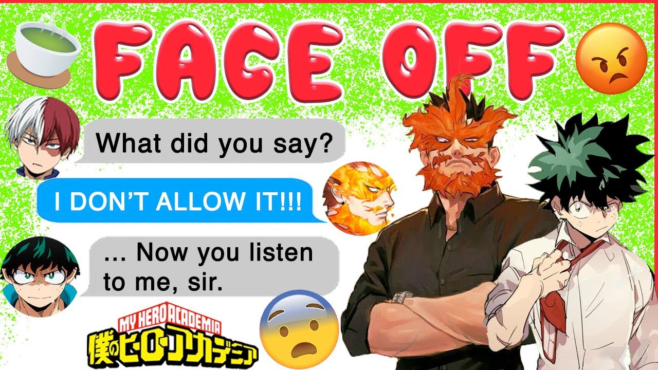 Deku DEFIES ENDEAVOR for TODOROKI! 💥 BNHA Texts - MHA Chat - TodoDeku