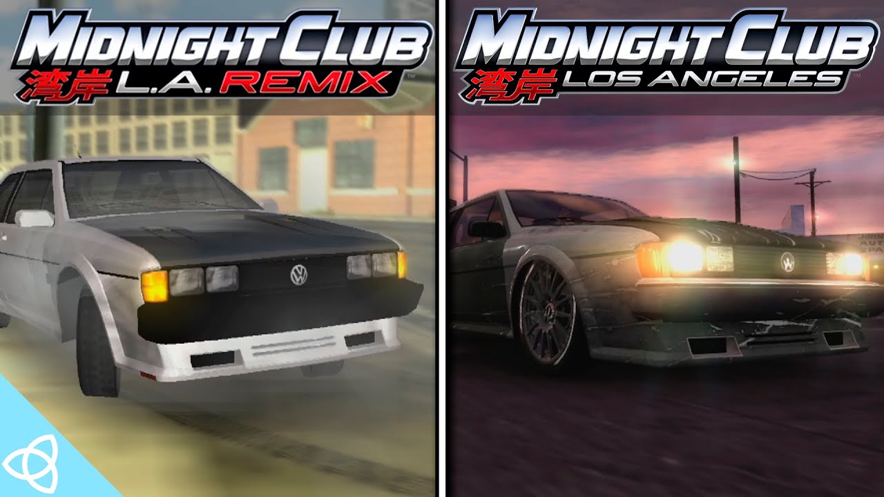 Midnight Club: L.A. Remix (PSP) vs. Midnight Club: Los Angeles (Xbox 360, PS3) | Side by Side