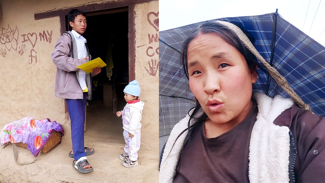 Mr. nati's new house is being ready in the village || mr Nati ||@AloneAdhirajnepal