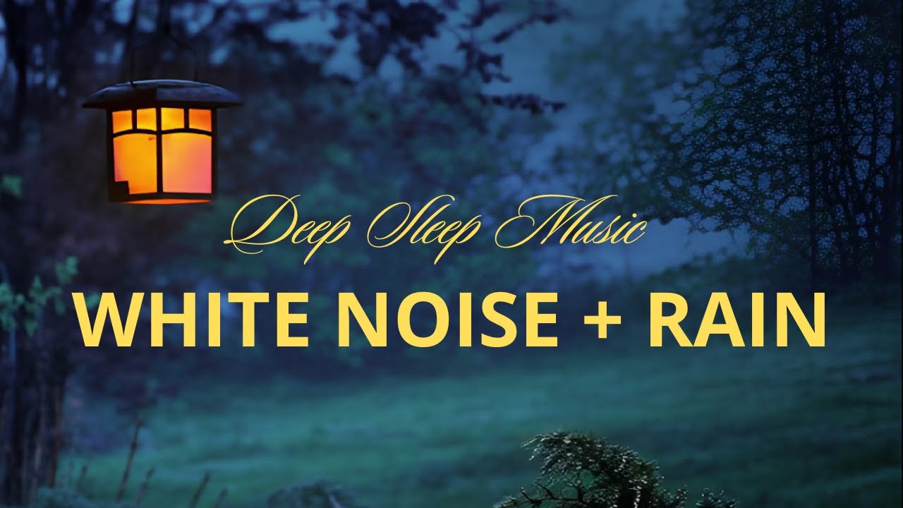 Rain & White Noise for Sleep (8 Hours) | Relaxing Night Ambience